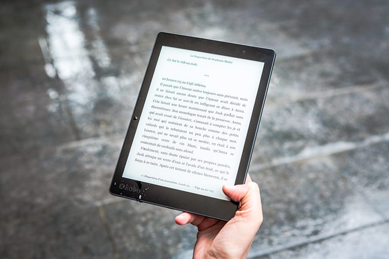 Text auf E-Reader
