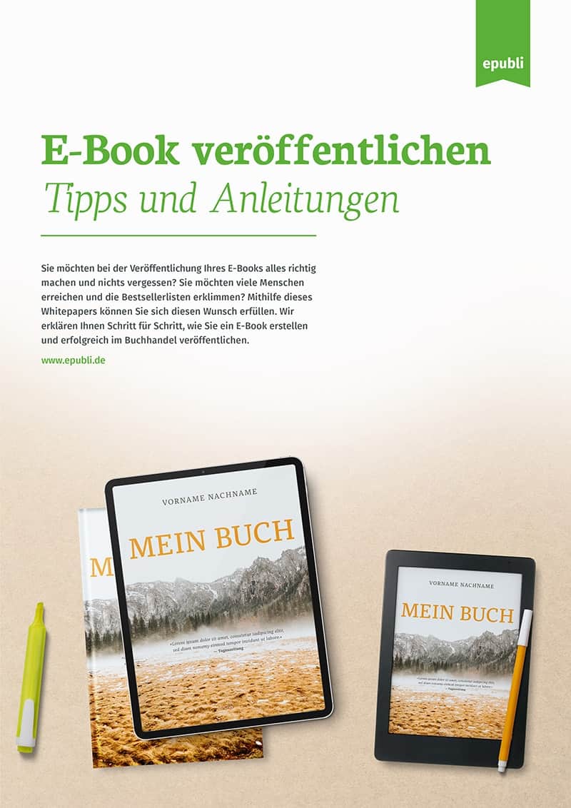 Whitepaper E-Book veröffentlichen