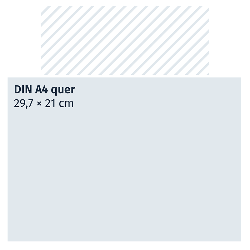 DIN-A4-Format quer