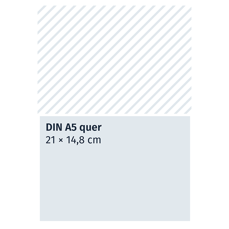 DIN-A5-Format quer