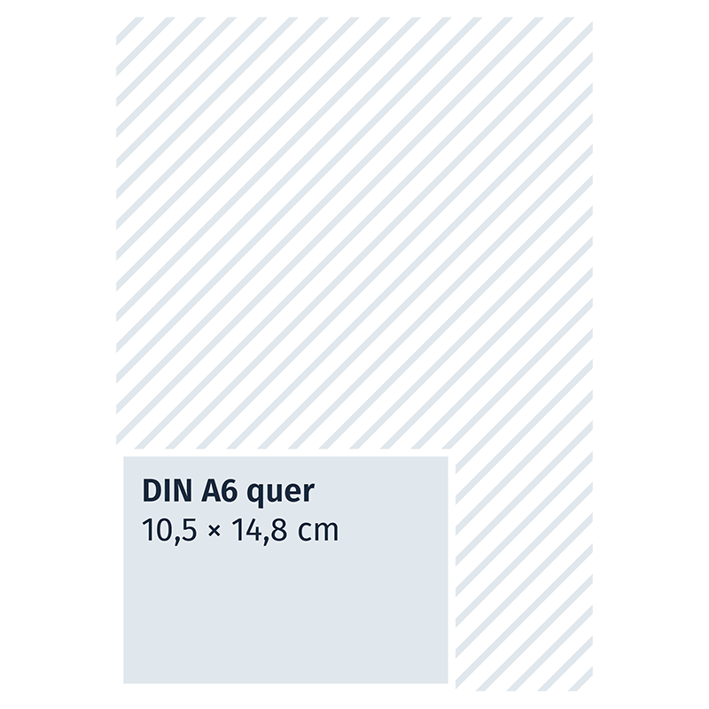 DIN-A6-Format quer
