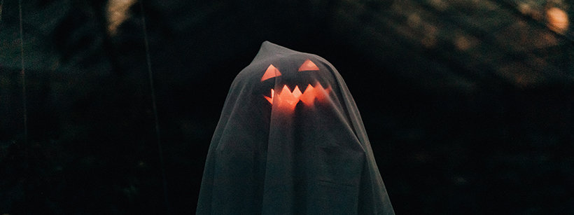 Kürbis als Geist
