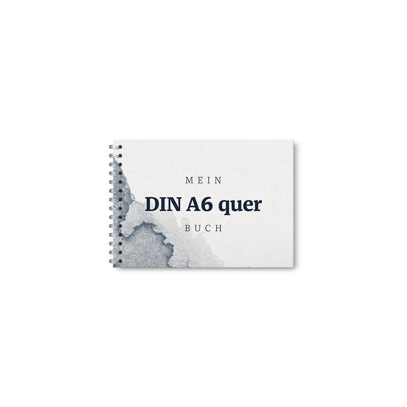 DIN A6 quer Ringbindung