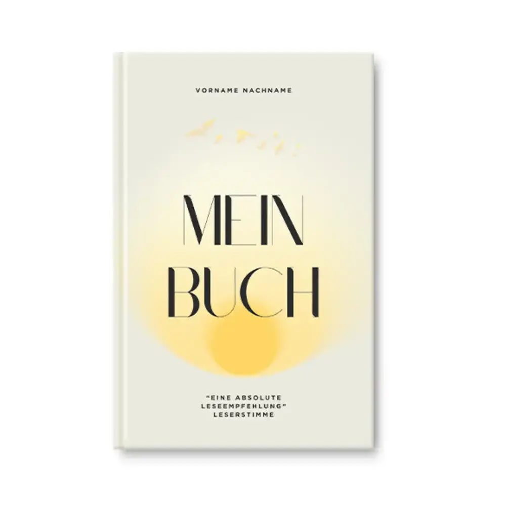 hardcover mein buch gelber blob