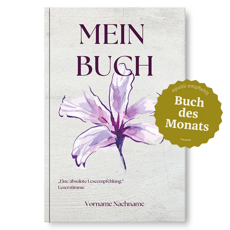 Buch mit der Auszeichnung „epubli-Buch des Monats“
