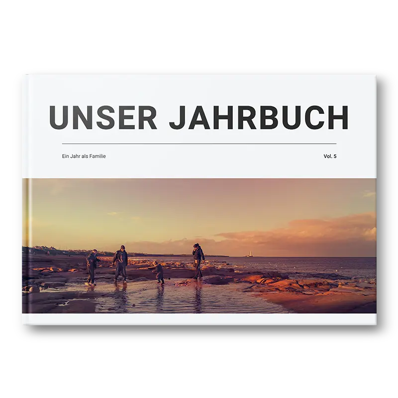 jahrbuch hardcover din a4 querformat