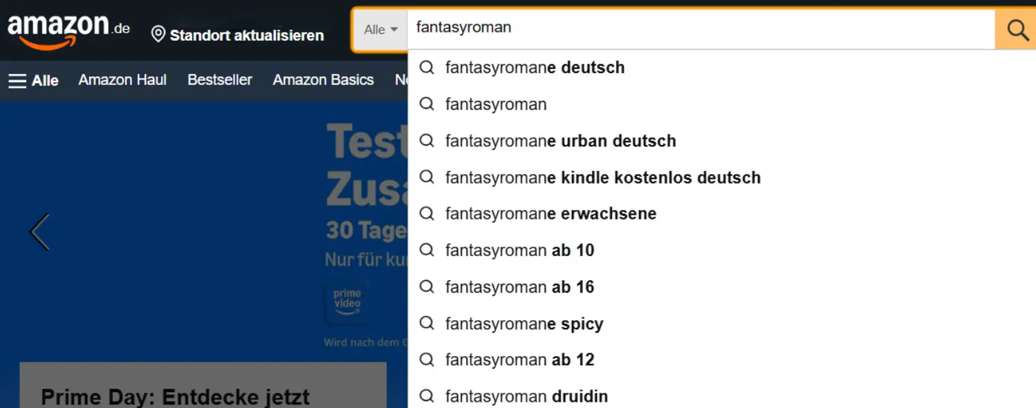 amazonsuche keywords